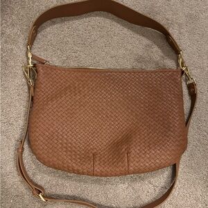 Quince Woven Shoulder Bag